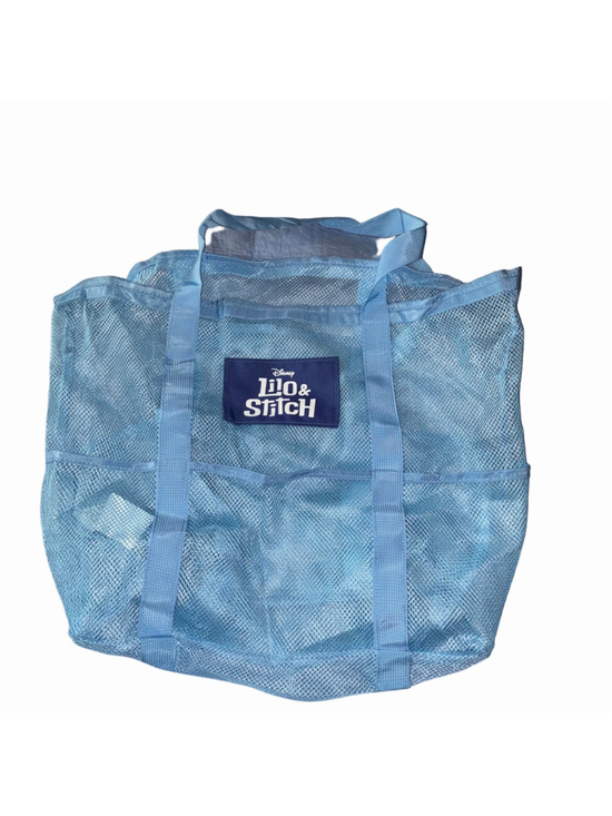 Disney Handbags - Disney Lilo & Stitch Women's Blue Mesh Tote Bag Large